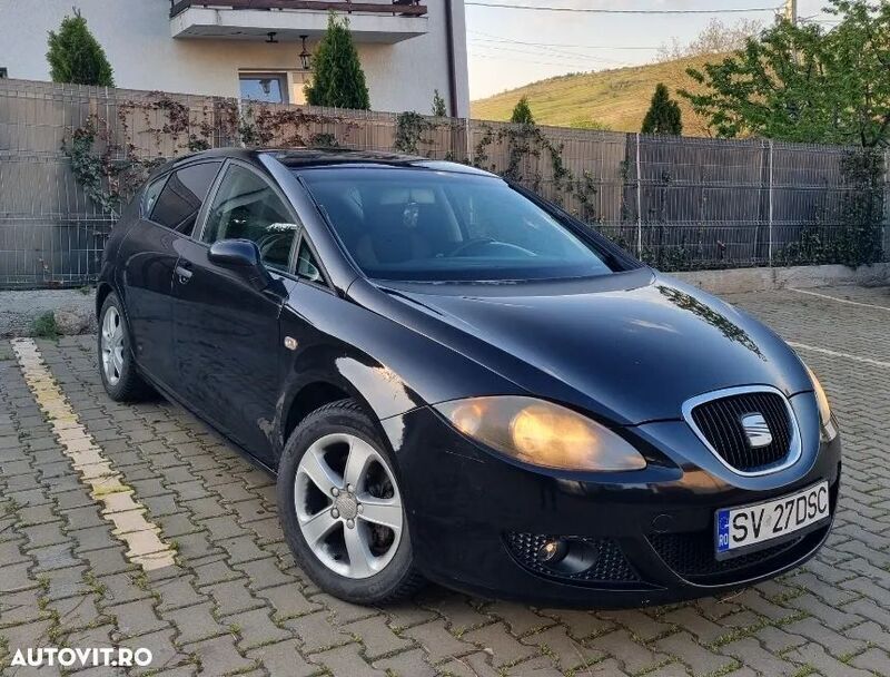 Negru Utilizat 2008 Seat Leon Reference Hatchback | 3.000 EUR (Preț OK) - Imagine 1/4