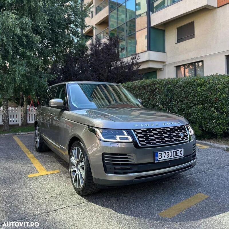 Gri Utilizat 2018 Land Rover Range Rover Vogue SUV | 47.600 EUR - Imagine 1/2
