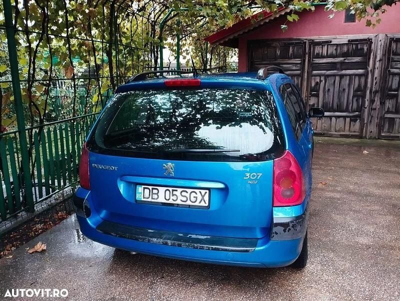 Culoarealbastru Utilizat 2002 Peugeot 307 Break | 1.800 EUR (Preț OK) - Imagine 1/4