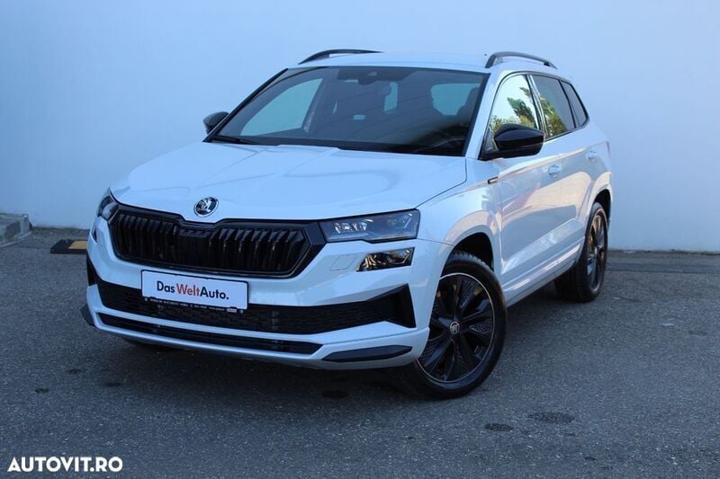 Alb Second-hand 2024 Skoda Karoq SportLine SUV | 35.453 EUR (Puțin scump) - Imagine 1/4