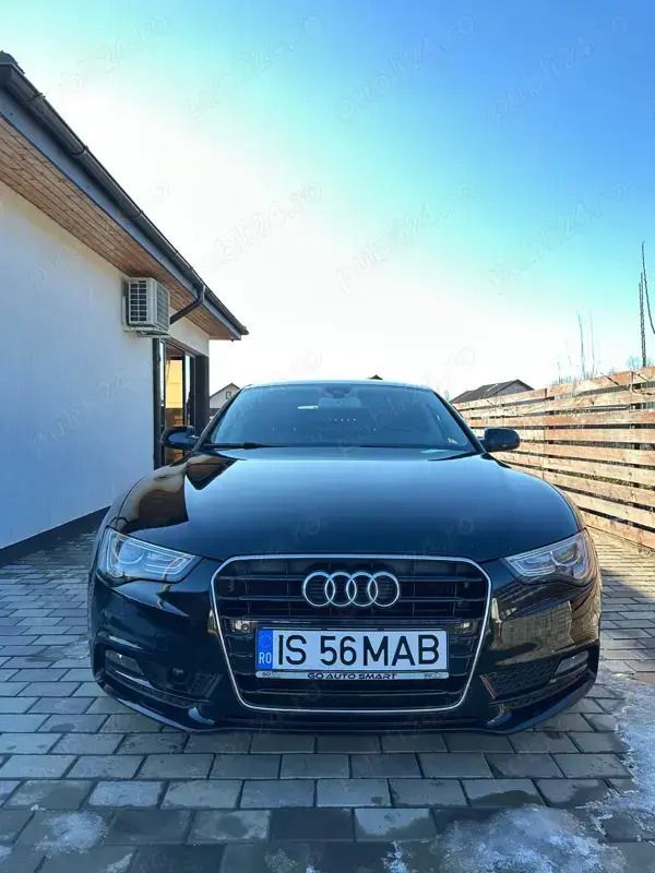 Negru Utilizat 2015 Audi A5 Sportback Berlinǎ | 13.500 EUR (Preț OK) - Imagine 1/4