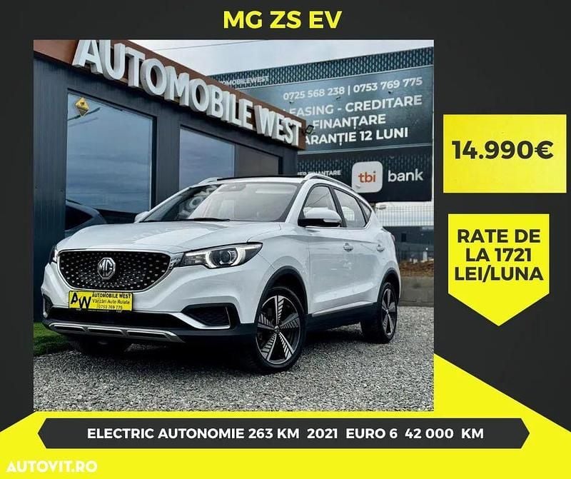 Second-hand MG ZS 105 kW (143 CP) 2021 Culoarealb SUV