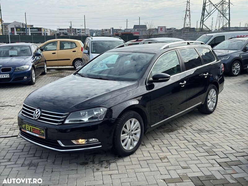 Negru Utilizat 2012 VW Passat Break | 5.750 EUR (Preț OK) - Imagine 1/4