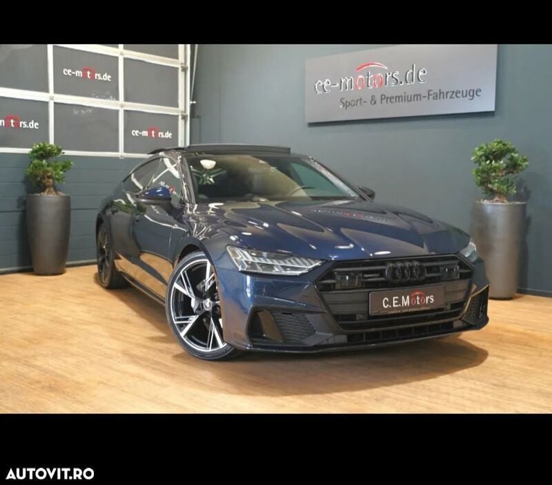 Albastru Utilizat 2023 Audi A7 S-Line Hatchback | 58.000 EUR - Imagine 1/4