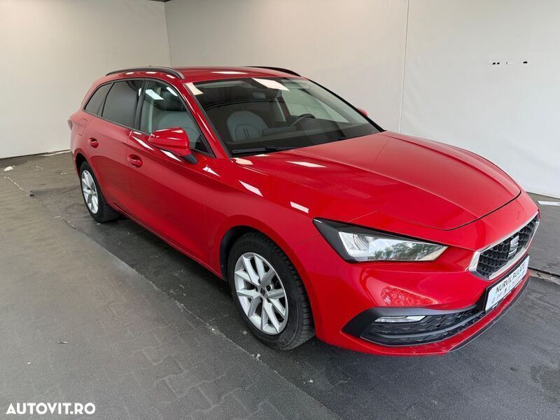 Rosu Utilizat 2021 Seat Leon ST Style Break | 11.067 EUR (Super Preț) - Imagine 1/4