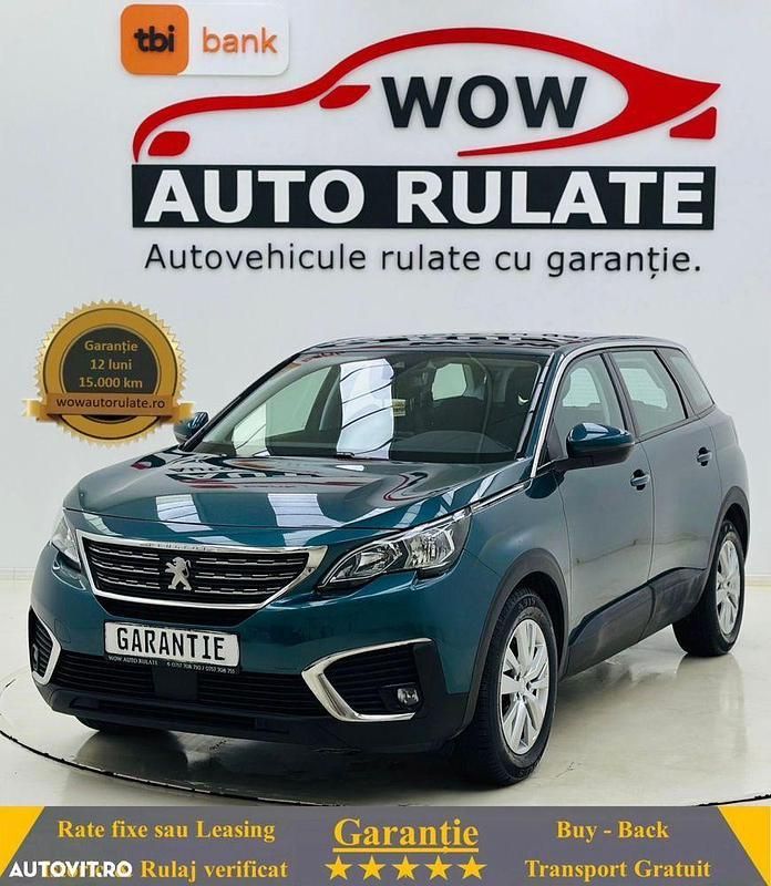 Albastru Utilizat 2020 Peugeot 5008 Monovolum | 14.290 EUR (Preț bun) - Imagine 1/4