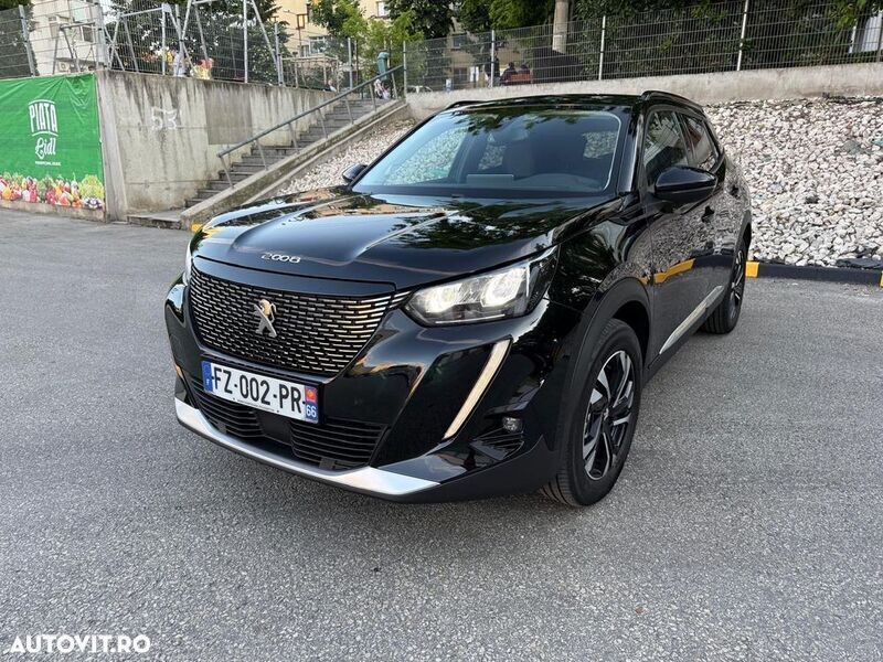 Negru Utilizat 2021 Peugeot 2008 GT SUV | 12.950 EUR - Imagine 1/4