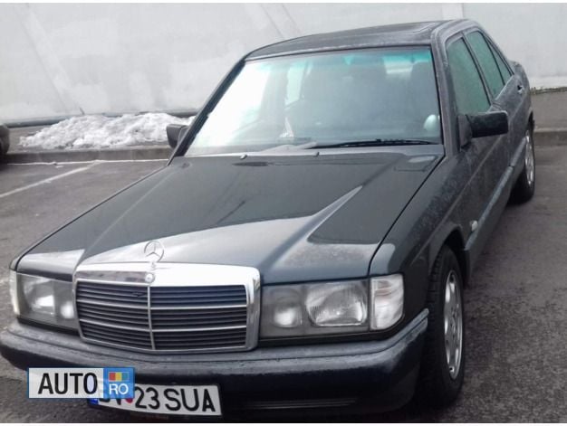 Second-hand Mercedes 190 75 CP (55 kW) 1989 Negru Berlinǎ