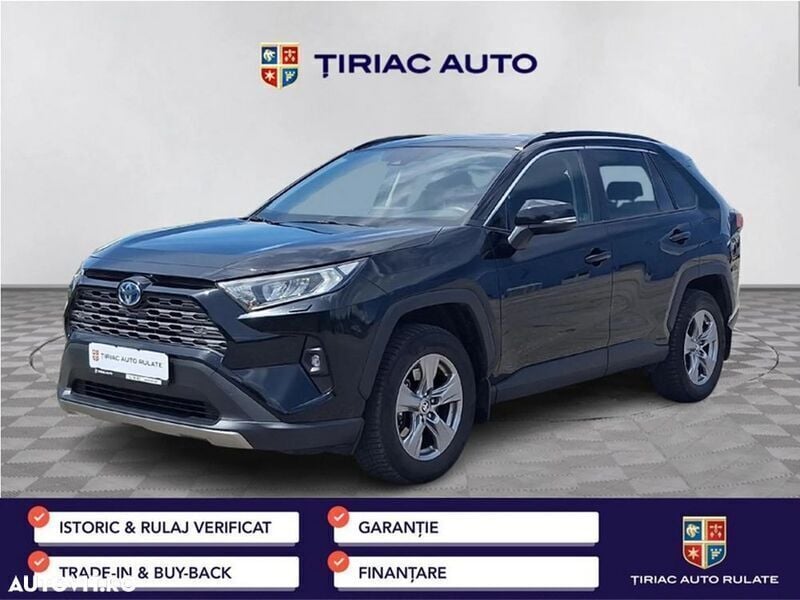 Negru Utilizat 2022 Toyota RAV4 Hybrid SUV | 29.990 EUR (Super Preț) - Imagine 1/4