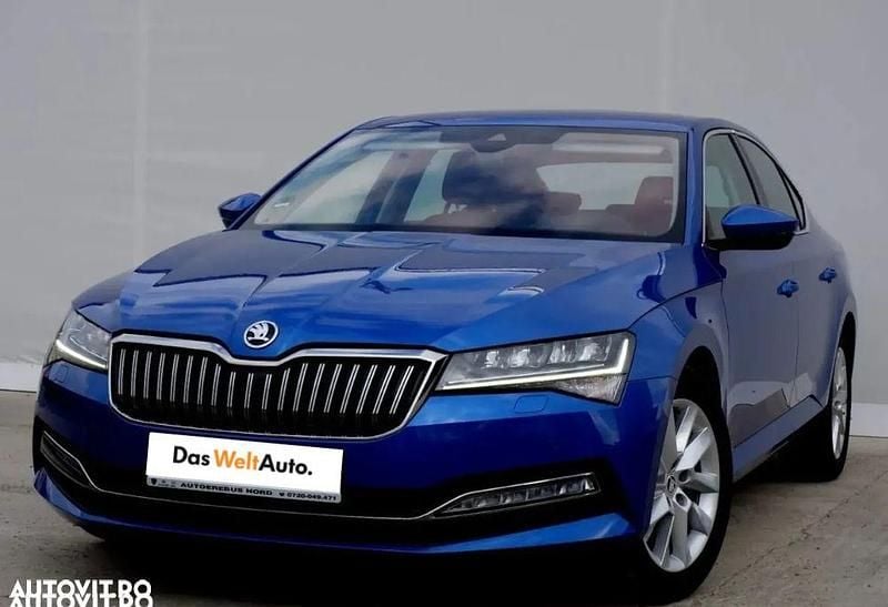 Albastru Utilizat 2020 Skoda Superb Ambition Berlinǎ | 20.990 EUR (Puțin scump) - Imagine 1/4