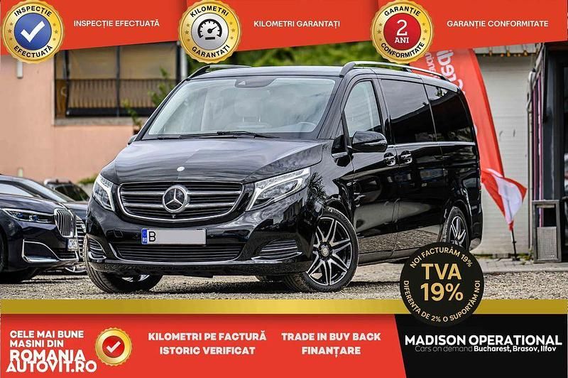Culoarenegru Utilizat 2017 Mercedes V250 Avantgarde Monovolum | 50.990 EUR (Puțin scump) - Imagine 1/4