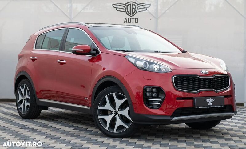Rosu Utilizat 2017 Kia Sportage GT-Line SUV | 16.999 EUR (Preț OK) - Imagine 1/4