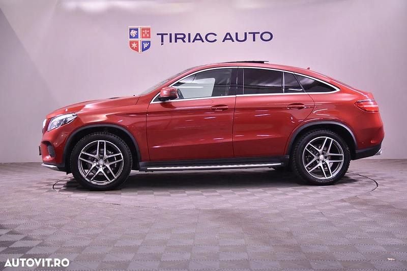 Second-hand Mercedes GLE350 AMG line 258 CP (189 kW) 2015 Culoarerosu Coupe