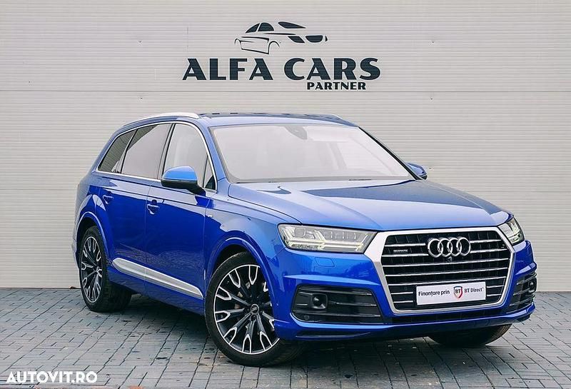 Second-hand Audi Q7 S-Line 286 CP (210 kW) 2016 Culoarealbastru SUV