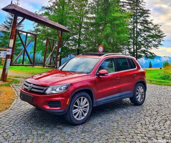 Rosu Utilizat 2012 VW Tiguan SUV | 8.999 EUR (Preț bun) - Imagine 1/4