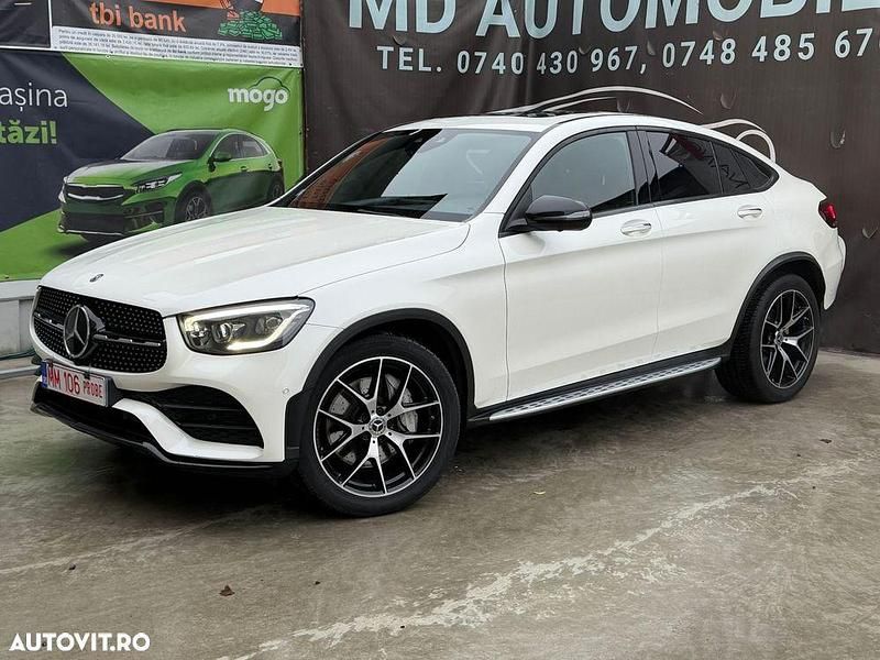 Culoarealb Utilizat 2020 Mercedes GLC300 AMG line Coupe | 34.990 EUR (Puțin scump) - Imagine 1/4