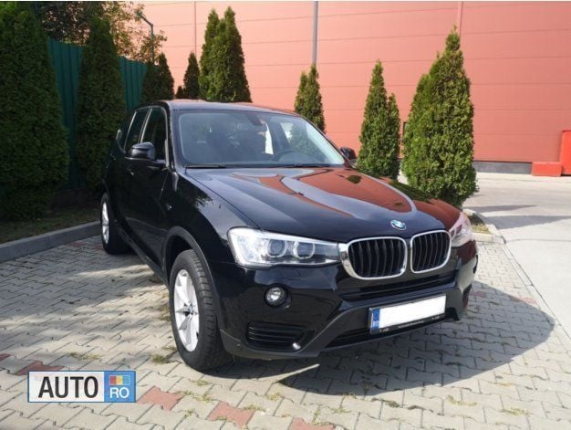 Negru Utilizat 2015 BMW X3 SUV | 17.999 EUR (Preț bun) - Imagine 1/4