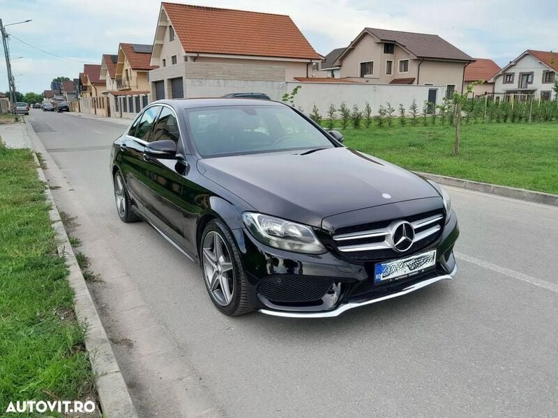 Negru Utilizat 2016 Mercedes C180 Berlinǎ | 12.500 EUR (Preț bun) - Imagine 1/4