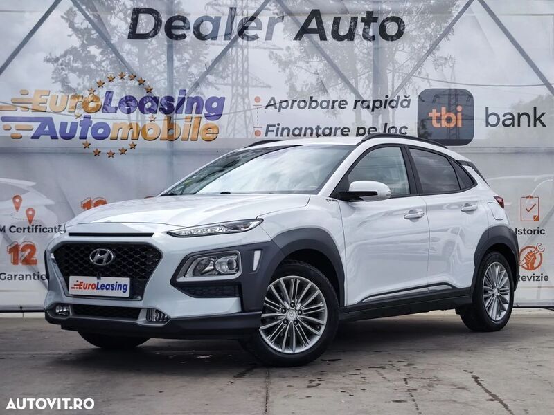 Second-hand Hyundai Kona Premium 136 CP (100 kW) 2019 Alb SUV