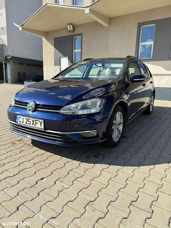 Second-hand VW Golf VII Comfortline 115 CP (84 kW) 2017 Culoarealbastru Break
