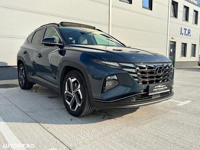 Culoarealbastru Utilizat 2022 Hyundai Tucson Prime SUV | 26.690 EUR (Preț OK) - Imagine 1/4