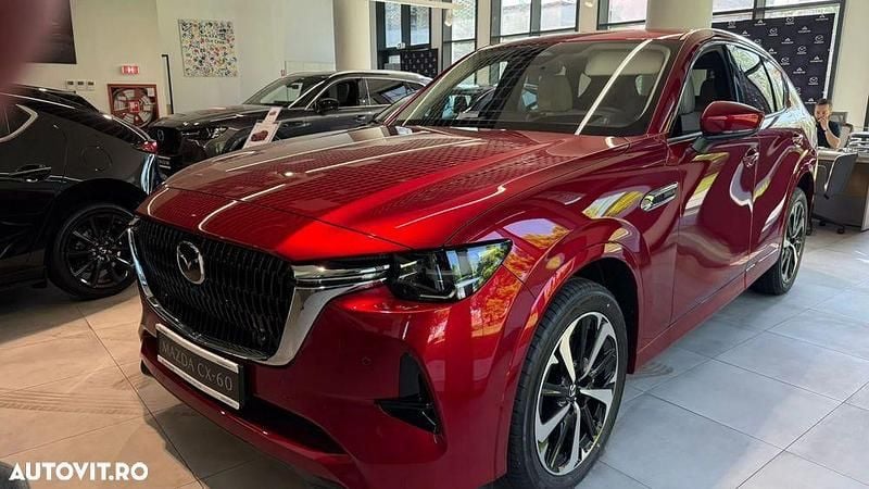 Rosu Utilizat 2024 Mazda CX-60 SUV | 57.040 EUR (Preț OK) - Imagine 1/4