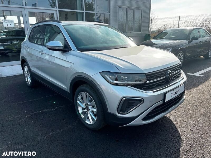 Argint Utilizat 2024 VW T-Cross Advance SUV | 22.890 EUR (Scump) - Imagine 1/4