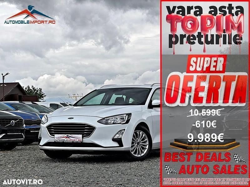 Alb Utilizat 2020 Ford Focus Titanium Break | 9.989 EUR (Preț OK) - Imagine 1/4