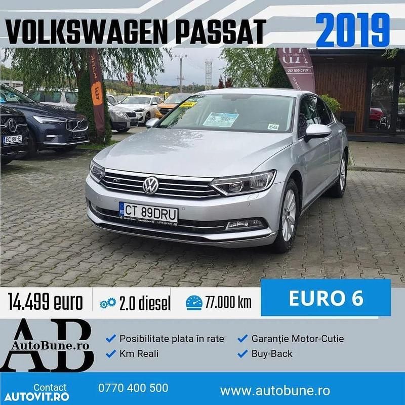 Culoareargint Utilizat 2019 VW Passat Highline Berlinǎ | 14.499 EUR (Super Preț) - Imagine 1/4