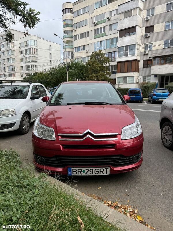 Rosu Utilizat 2007 Citroën C4 Coupe | 2.100 EUR (Preț OK) - Imagine 1/4