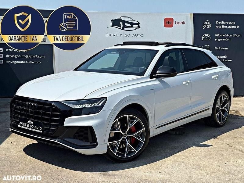 Culoarealb Utilizat 2021 Audi Q8 Comfort SUV | 67.998 EUR - Imagine 1/4