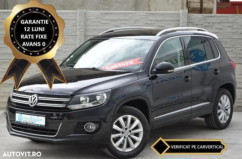 Negru Utilizat 2014 VW Tiguan LOUNGE SUV | 11.480 EUR (Preț bun) - Imagine 1/4