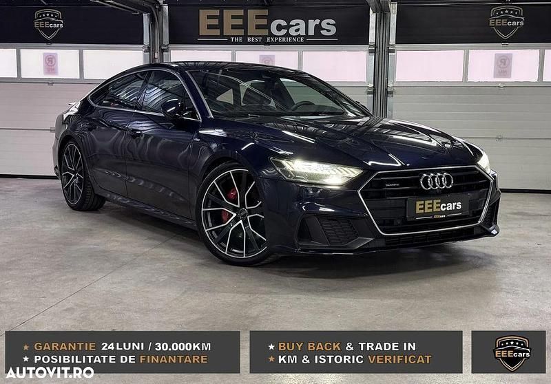 Culoarealbastru Utilizat 2019 Audi A7 S-line plus Hatchback | 35.490 EUR (Preț OK) - Imagine 1/4