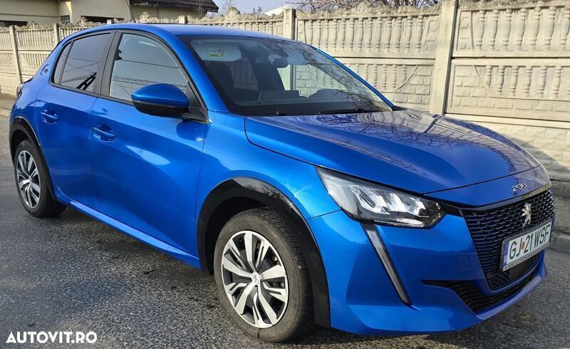 Albastru Utilizat 2020 Peugeot e-208 Active Hatchback | 12.650 EUR - Imagine 1/4