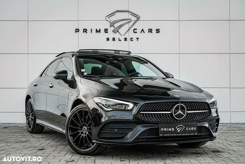 Culoarenegru Utilizat 2021 Mercedes CLA250e AMG line Berlinǎ | 31.971 EUR (Preț OK) - Imagine 1/4