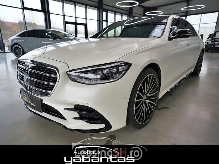 Alb Utilizat 2022 Mercedes S500L AMG Berlinǎ | 130.848 EUR - Imagine 1/4