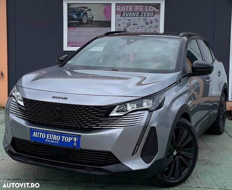 Gri Utilizat 2021 Peugeot 3008 GT SUV | 19.690 EUR (Preț OK) - Imagine 1/4