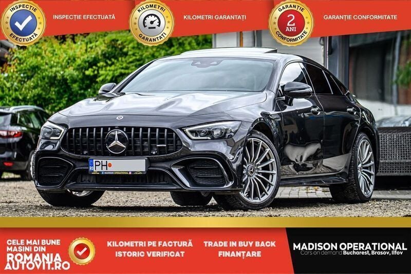 Negru Utilizat 2019 Mercedes AMG GT AMG Coupe | 55.950 EUR - Imagine 1/4