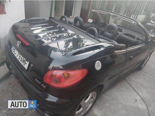 Second-hand Peugeot 206 88 CP (64 kW) 2004 Negru Cabrio