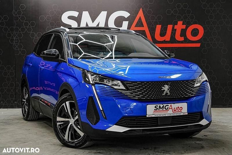 Culoarealbastru Utilizat 2021 Peugeot 3008 GT SUV | 18.991 EUR (Preț OK) - Imagine 1/4