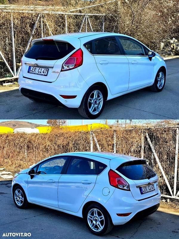 Second-hand Ford Fiesta Titanium 95 CP (69 kW) 2014 Culoarealb Hatchback