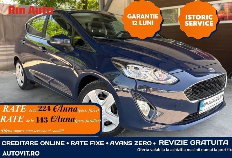 Albastru Utilizat 2020 Ford Fiesta Trend Hatchback | 9.490 EUR (Puțin scump) - Imagine 1/4