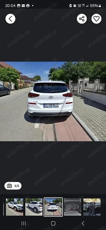 Alb Utilizat 2018 Hyundai Tucson SUV | 14.990 EUR (Preț OK) - Imagine 1/4