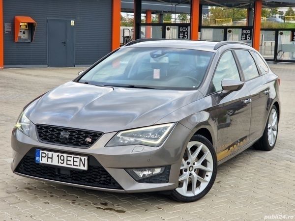 Auriu Utilizat 2015 Seat Leon FR Break | 9.900 EUR (Preț OK) - Imagine 1/4