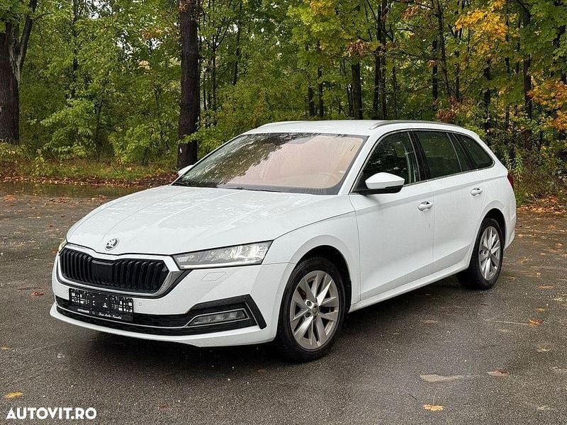 Culoarealb Utilizat 2022 Skoda Octavia Break | 15.850 EUR (Preț bun) - Imagine 1/4