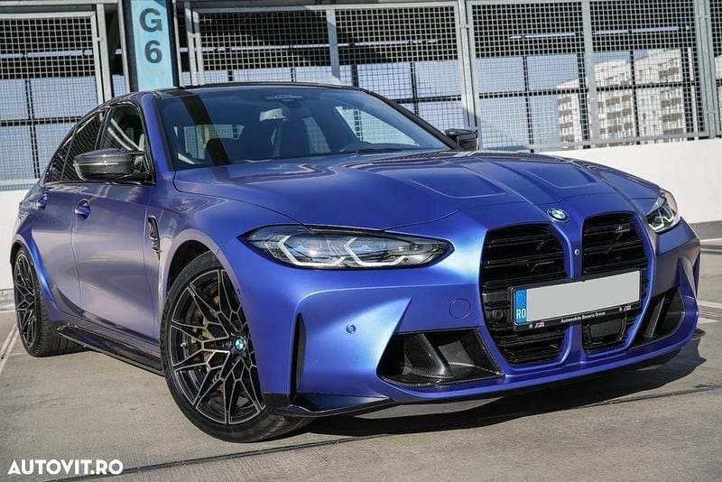 Albastru Utilizat 2021 BMW M3 Competition Edition Berlinǎ | 75.900 EUR (Super Preț) - Imagine 1/4