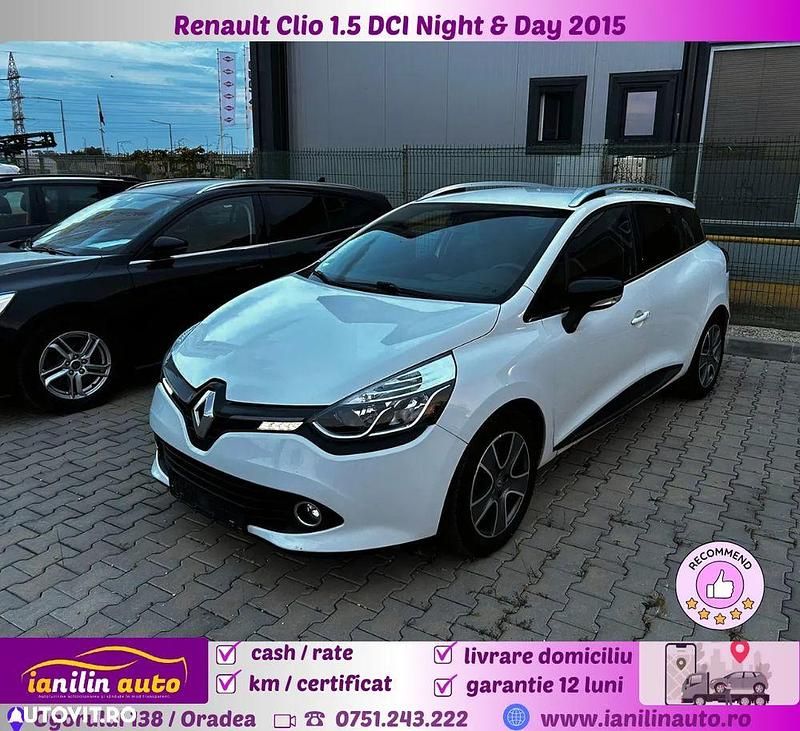 Culoarealb Utilizat 2015 Renault Clio GrandTour Break | 5.900 EUR (Preț OK) - Imagine 1/4