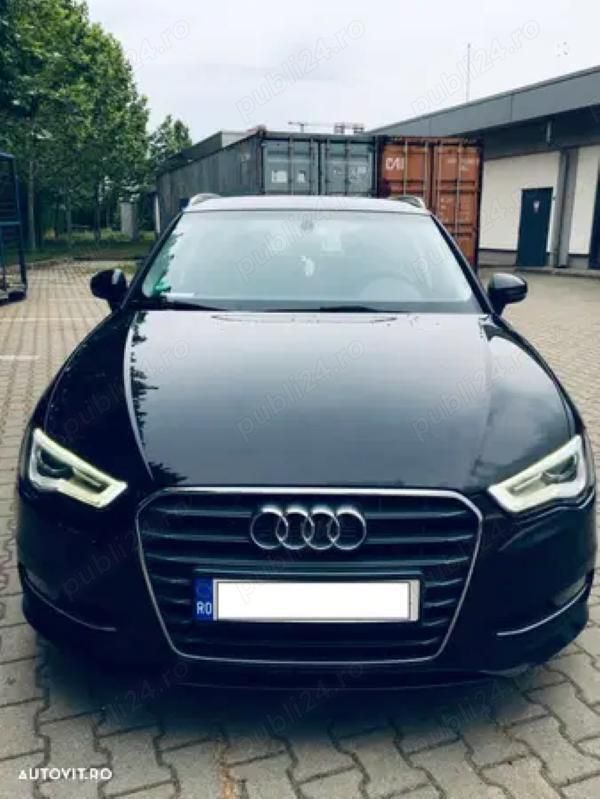 Negru Utilizat 2014 Audi A3 Ambition Hatchback | 9.500 EUR (Preț OK) - Imagine 1/4