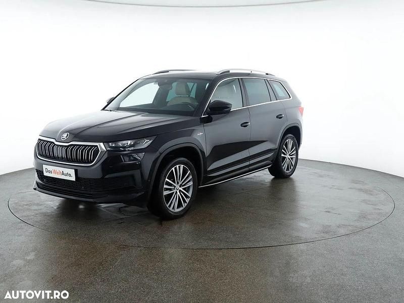 Negru metalic perleffect Utilizat 2022 Skoda Kodiaq LAURIN & KLEMENT SUV | 33.900 EUR (Puțin scump) - Imagine 1/4