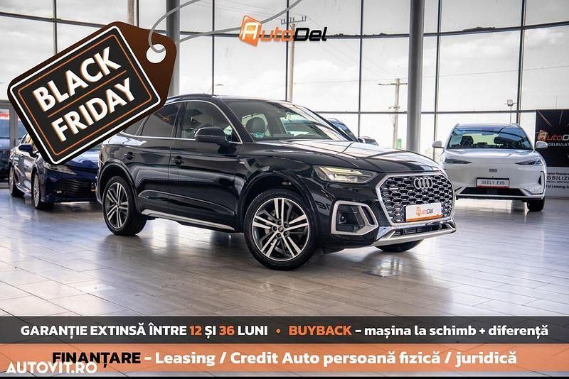Culoarenegru Utilizat 2021 Audi Q5 Sportback S-Line SUV | 37.999 EUR (Preț OK) - Imagine 1/4